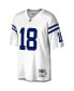 Фото #3 товара Men's Peyton Manning White Indianapolis Colts Legacy Replica Jersey
