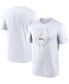 Фото #1 товара Men's White Los Angeles Chargers Team Legend Icon Performance T-shirt