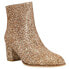 Фото #2 товара Corkys Razzle Dazzle Glitter Zippered Booties Womens Gold Dress Boots 81-0013-GO