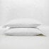 Фото #1 товара Standard 100% Washed Linen Solid Pillowcase Set White - Casaluna