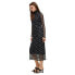 HUGO Neshy 2 10238470 Long Sleeve Long Dress