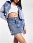 Фото #2 товара Levi's icon skirt in mid wash blue