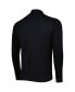 Фото #2 товара Men's Black New York Knicks Nano Engineered Knit Fabric Quarter-Zip Jacket