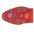 Фото #8 товара Dingo Sugar Bug Embroidery Floral Round Toe Cowboy Booties Womens Red Casual Boo