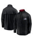 Фото #1 товара Куртка мужская Fanatics Colorado Avalanche черная Аутентичная Pro Locker Room Rink Raglan Full-Zip