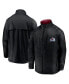 Men's Black Colorado Avalanche Authentic Pro Locker Room Rink Raglan Full-Zip Jacket