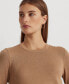 ფოტო #3 პროდუქტის Women's Cotton-Blend Sweater