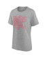 Women's Heather Gray Paris 2024 Summer Olympics Bold Overlay T-shirt