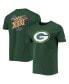 Men's Green Green Bay Packers Patch Up Collection Super Bowl XXXI T-shirt