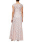 ფოტო #2 პროდუქტის Women's Sequined Embroidered Gown