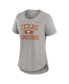 Women's Heather Gray Texas Longhorns Blitz T-Shirt Серый, XS - фото #2