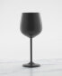 Фото #4 товара 18 Oz Brushed Black Stainless Steel White Wine Glasses, Set of 4