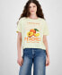 ფოტო #1 პროდუქტის Juniors' Peaches Graphic T-Shirt