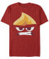Фото #1 товара Men's Angry Face Short Sleeve Crew T-shirt