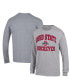 Men's Heather Gray Ohio State Buckeyes High Motor Long Sleeve T-shirt