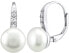 CASSIDY silver earrings with white natural pearl LPSP0639