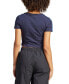 ფოტო #2 პროდუქტის Women's Essentials 3 Stripes Cropped "Baby" T-Shirt