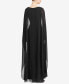 Georgette-Cape Gown