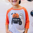 Фото #3 товара Toddler Boys Pumpkin Monster Truck Halloween 3/4 Shirt