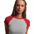 ფოტო #3 პროდუქტის SUPERDRY Vintage Cropped Baseball T-shirt