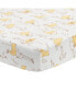 Фото #1 товара Disney Baby Storytime Pooh 100% Cotton Fitted Crib Sheet - White