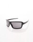 Фото #3 товара Oakley cables rectangular sunglasses in black