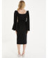 Фото #3 товара Платье QUIZ женское с разрезом Scuba Crepe Midi Dress
