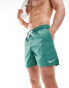 Фото #1 товара Nike Swimming – Solid Icon – Volley-Badeshorts in Bicoastal-Grün, 5 Zoll Schrittlänge