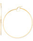 ფოტო #1 პროდუქტის Skinny Extra-Large Hoop Earrings in 10k Gold, 70mm