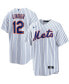 ფოტო #4 პროდუქტის Men's Francisco Lindor New York Mets Home Replica Player Jersey