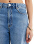 Фото #5 товара Stradivarius soft touch denim jort in medium blue