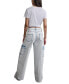 Фото #2 товара Women's High-Rise Wide-Leg Cargo Jeans