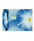 Фото #1 товара Georgia O'Keefe 'Blue Morning Glories' Canvas Art - 19" x 14" x 2"