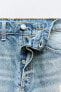 Фото #6 товара Джинсовая мини-юбка trf с разрезами ZARA