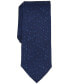 Фото #1 товара Men's White-Dot Floral Tie, Created for Macy's