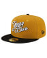 ფოტო #1 პროდუქტის Men's Gold/ Black Indianapolis Indians Theme Night Prospect 59FIFTY Fitted Hat