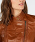 Фото #5 товара Petite Leather Moto Jacket