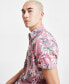 ფოტო #1 პროდუქტის Men's Hans Regular-Fit Tropical Floral-Print Button-Down Shirt, Created for Macy's