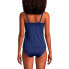 ფოტო #9 პროდუქტის Women's Mastectomy Square Neck Tankini Swimsuit Top Adjustable Straps