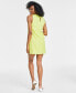 Фото #2 товара Women's Sleeveless Scallop-Edge Eyelet Shift Dress, Created for Macy's