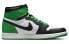 Air Jordan 1 High OG Black and Lucky Green" DZ5485-031 Sneakers"