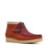 Фото #3 товара Clarks Wallabee Boot 26168830 Mens Orange Suede Lace Up Chukkas Boots