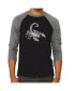 Фото #1 товара Types of Scorpions Men's Raglan Word Art T-shirt