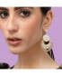 Фото #3 товара Women's Coin Drop Earrings