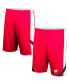 ფოტო #2 პროდუქტის Men's Red and White Wisconsin Badgers Am I Wrong Reversible Shorts