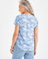 Women's Printed Crewneck Short-Sleeve Tee, Created for Macy's