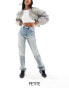 Фото #1 товара Stradivarius Petite STR straight leg jean in light vintage wash