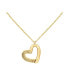 ფოტო #1 პროდუქტის Women's Stainless Heart Necklace