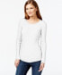 INC International Concepts Women's Long Sleeve Crew Neck Ribbed Sweater XL