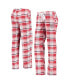 ფოტო #1 პროდუქტის Women's Red and Navy Washington Nationals Accolade Flannel Pants